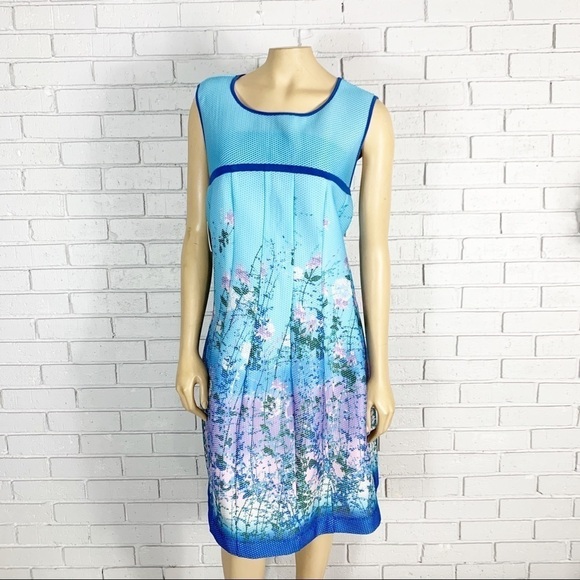 Gabby Skye Women's Vine Printed Fit & Flare Dress - Picture 2 of 9